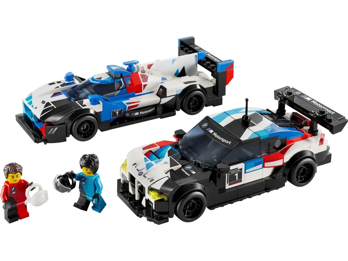 Конструктор Speed Champions Автомобілі для перегонів BMW M4 GT3 і BMW M Hybrid V8