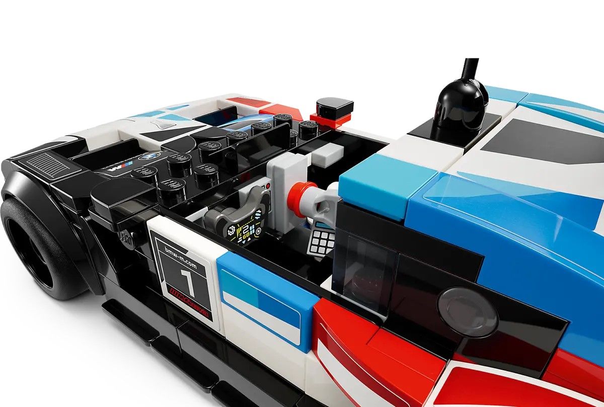 Конструктор Speed Champions Автомобілі для перегонів BMW M4 GT3 і BMW M Hybrid V8
