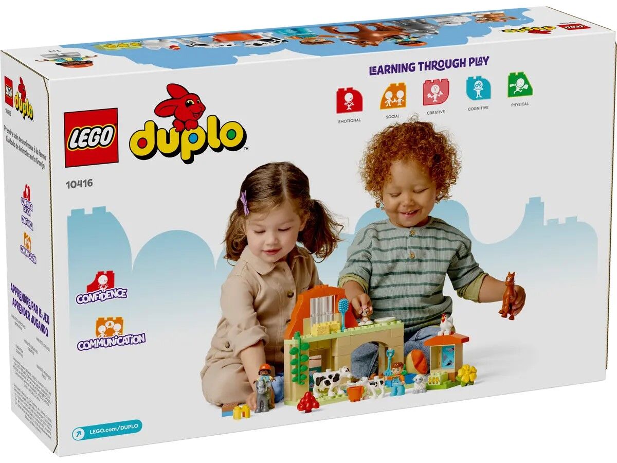 Конструктор LEGO DUPLO Town Догляд за тваринами на фермі (10416)