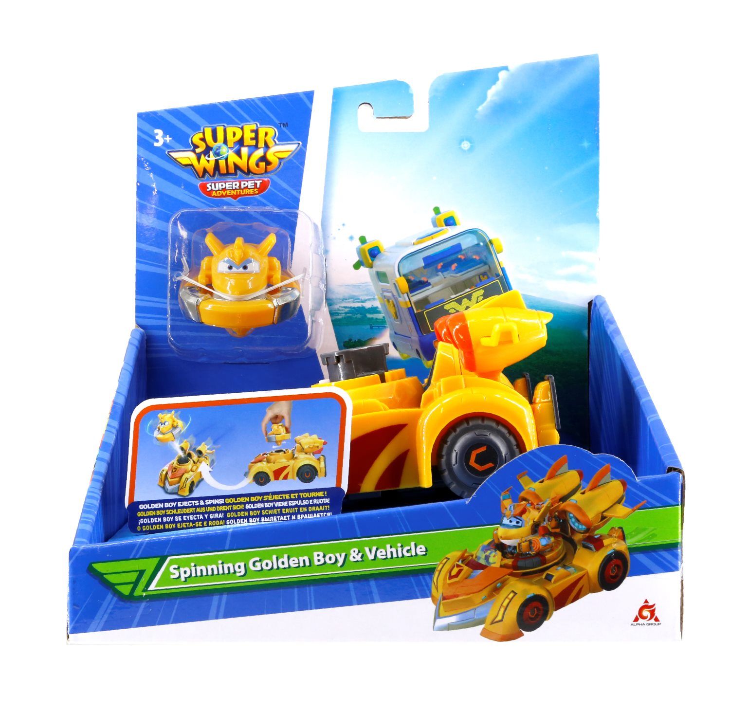 Ігровий набір Spinning Vehicle Золотий Хлопчик (Golden Boy)