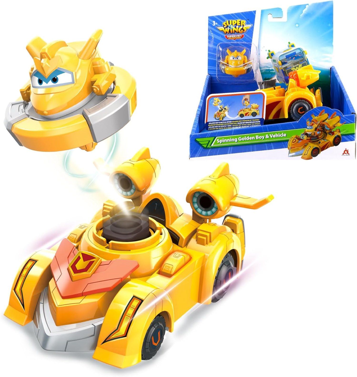 Ігровий набір Spinning Vehicle Золотий Хлопчик (Golden Boy)