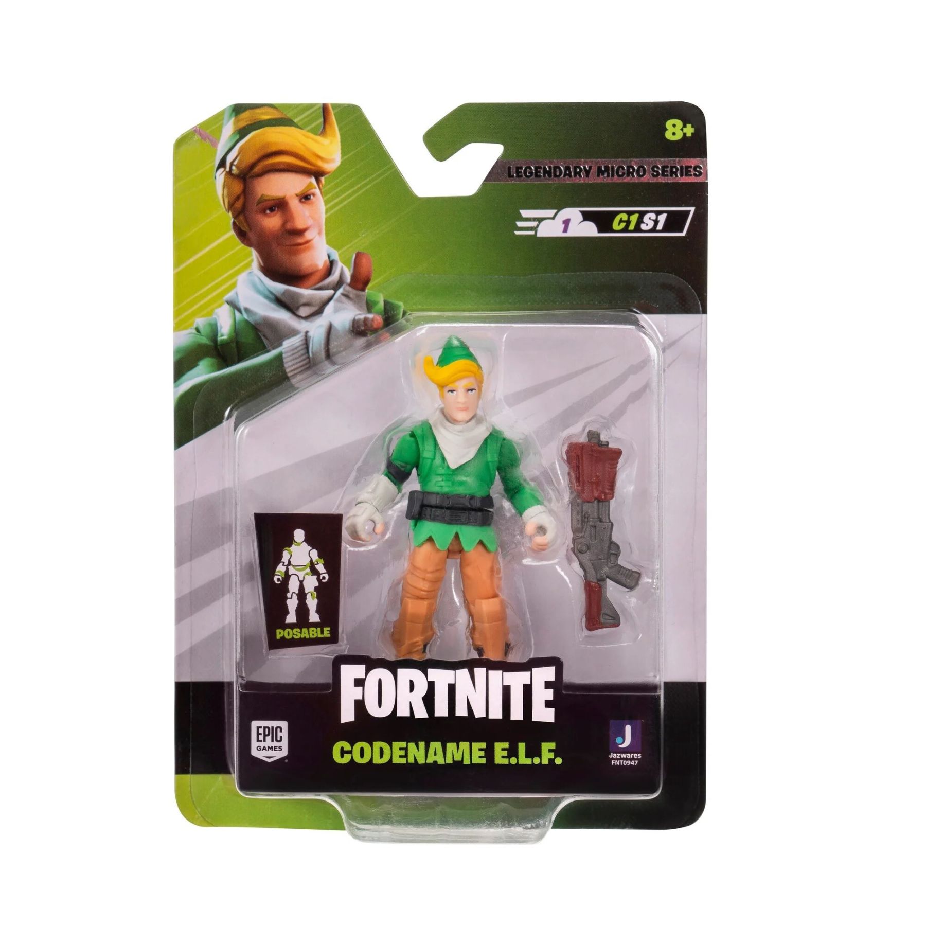 Колекційна фігурка Micro Legendary Series Codename E.L.F., 6см