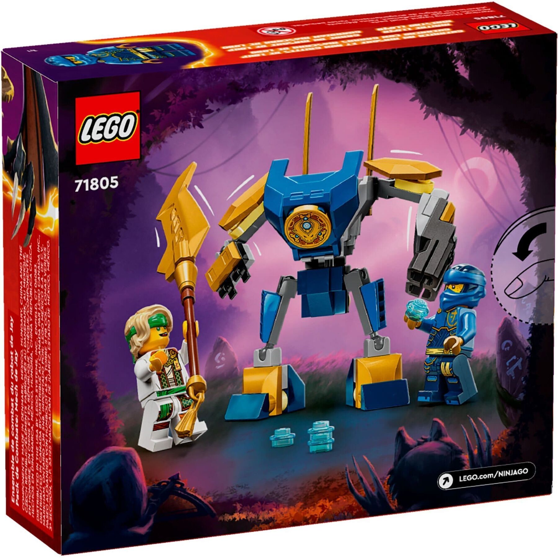Конструктор NINJAGO Бойовий набір робота Джея