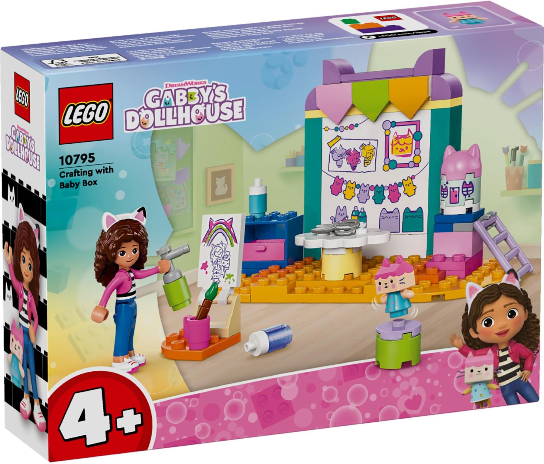 Конструктор LEGO Gabby's Dollhouse Майструємо з Доцею-Бокс (10795)
