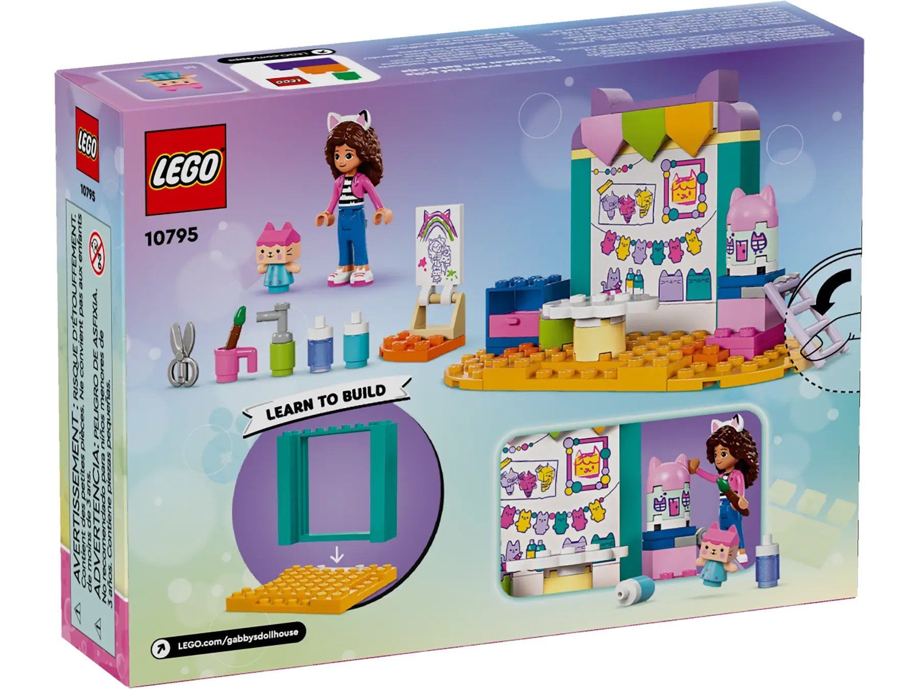 Конструктор LEGO Gabby's Dollhouse Майструємо з Доцею-Бокс (10795)