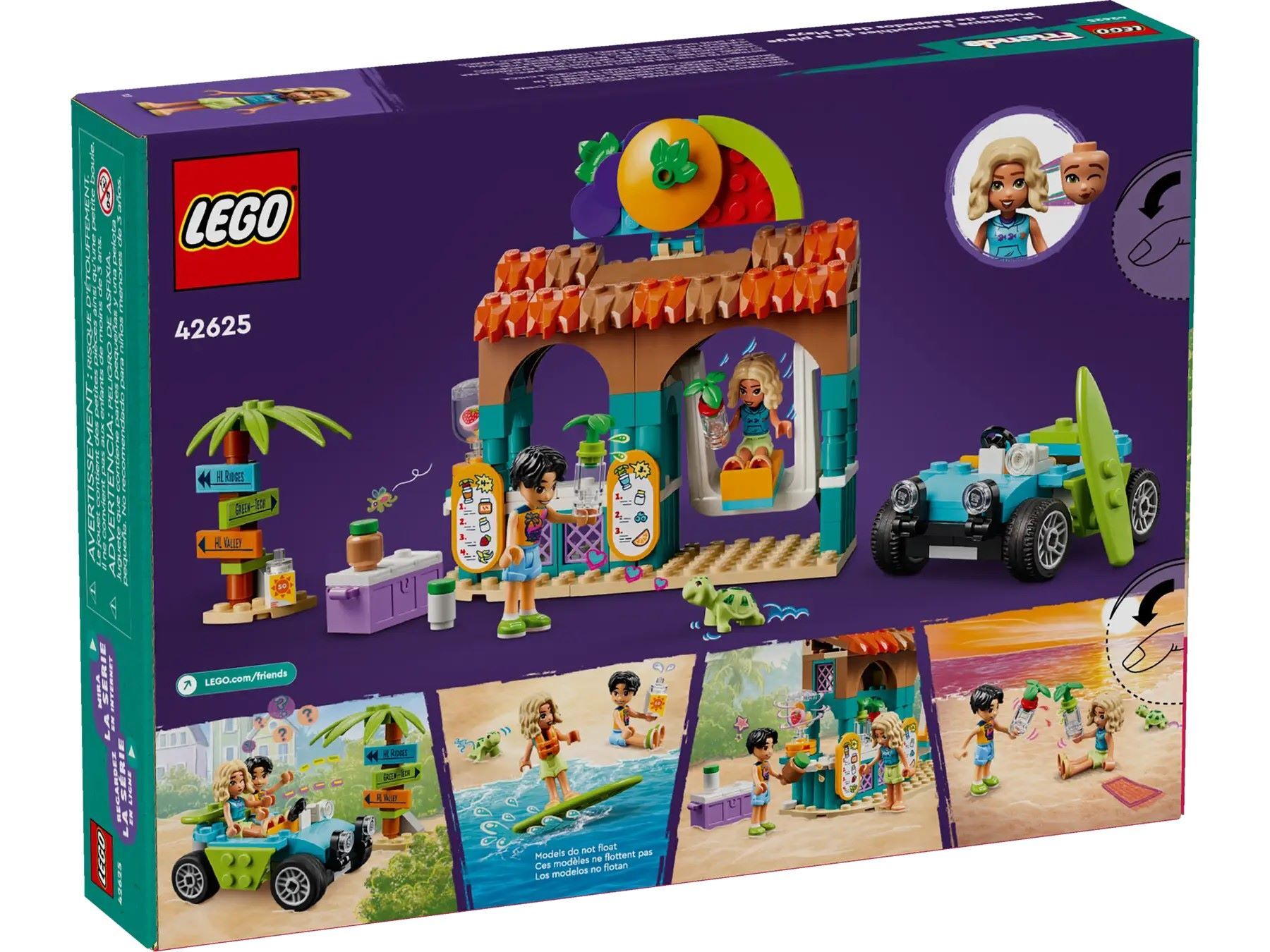Конструктор LEGO Friends Пляжна крамничка смузі (42625)