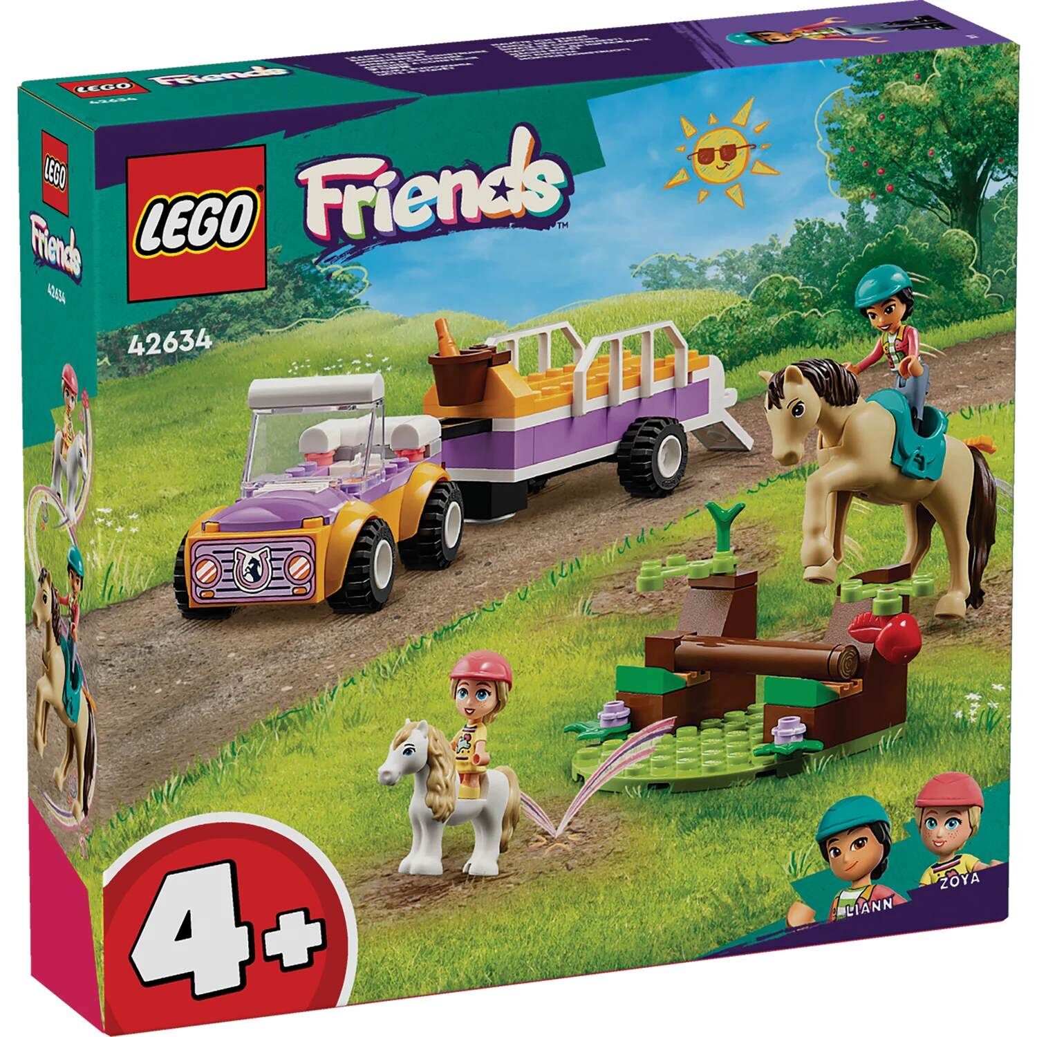 Конструктор LEGO Friends Причіп для коня й поні (42634)