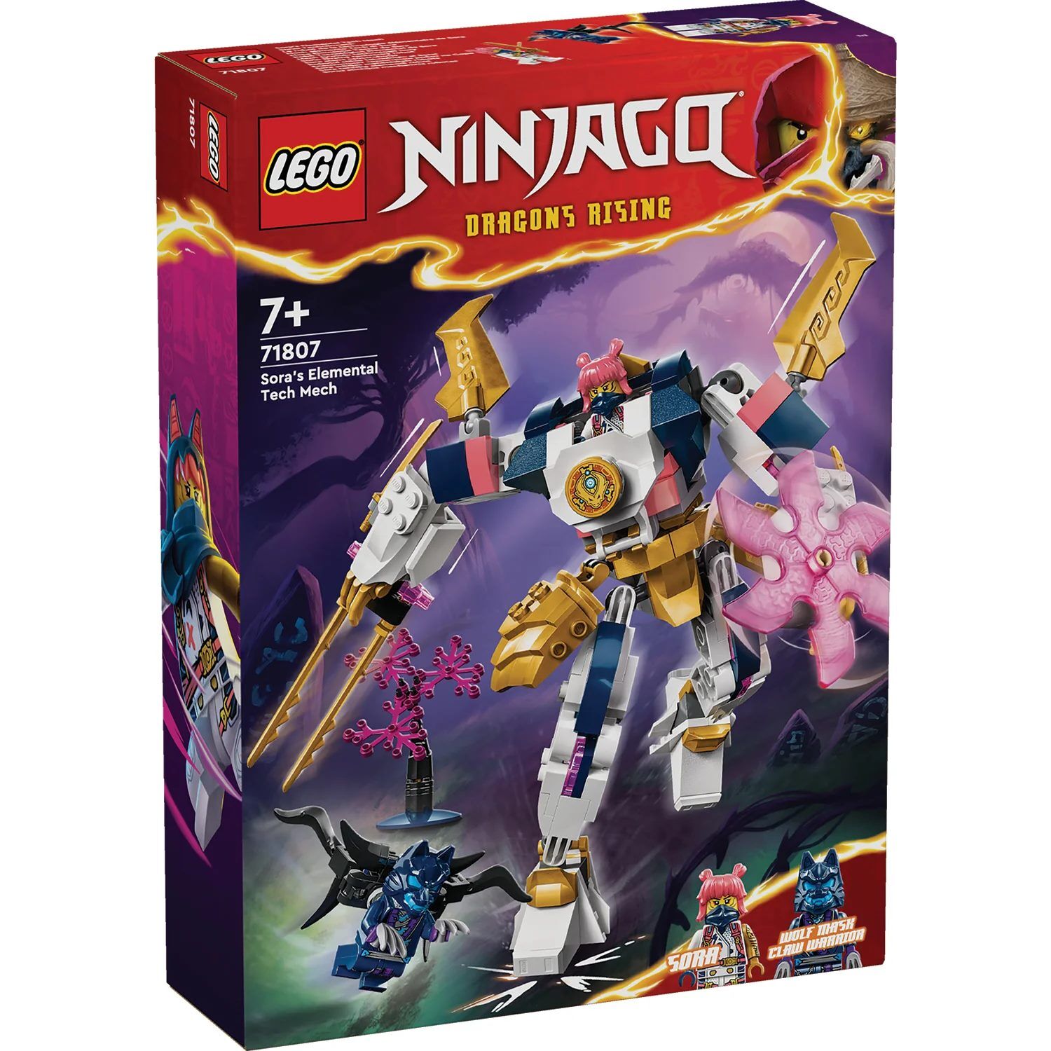 Конструктор LEGO NINJAGO Робот технічної стихії Сори (71807)