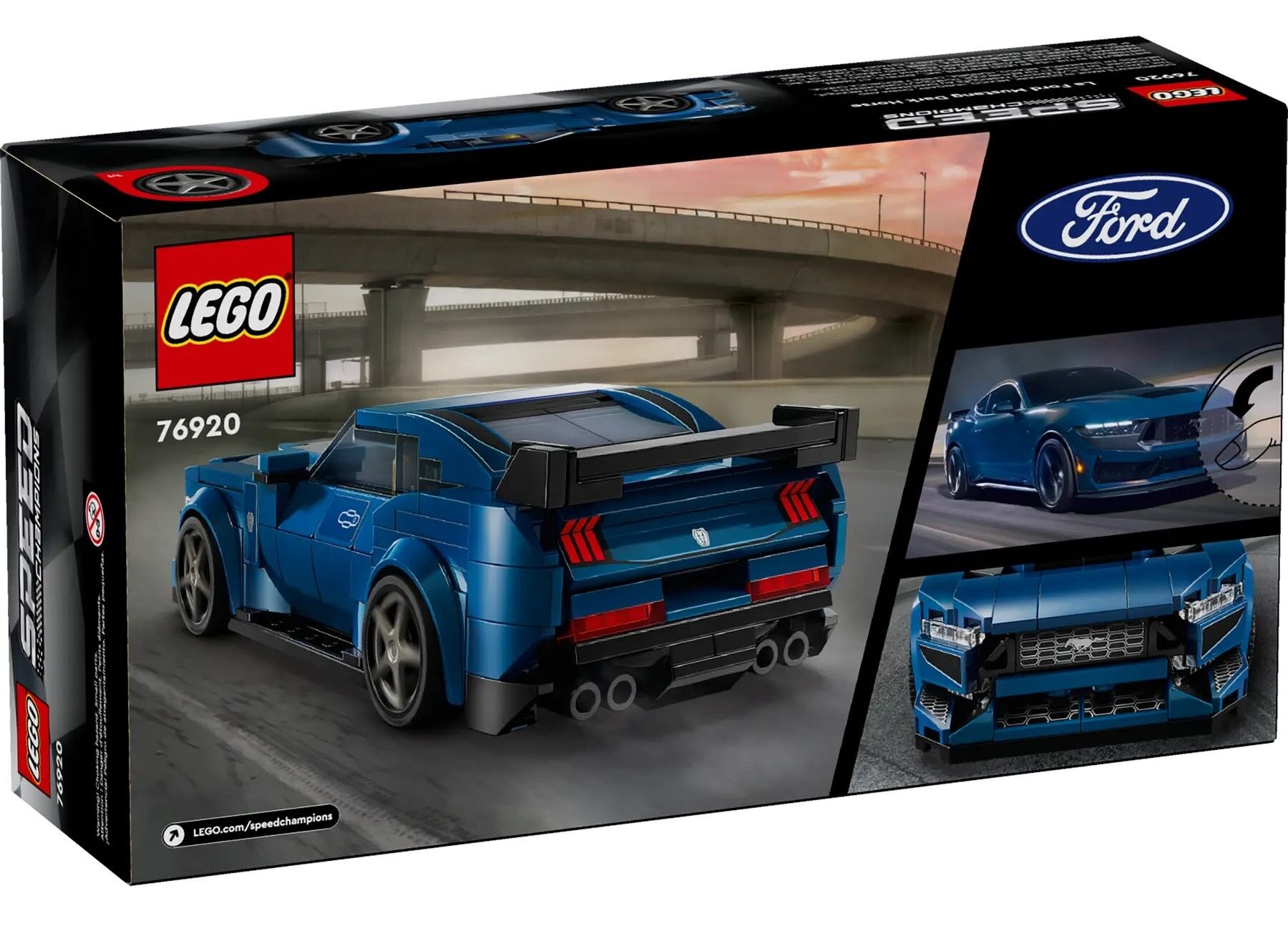 Конструктор LEGO Speed ​​Champions Спортивний автомобіль Ford Mustang Dark Horse (76920)