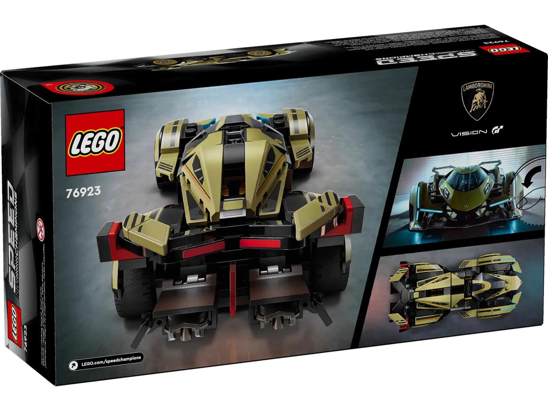 Конструктор LEGO Speed Champions Суперкар Lamborghini Lambo V12 Vision GT (76923)