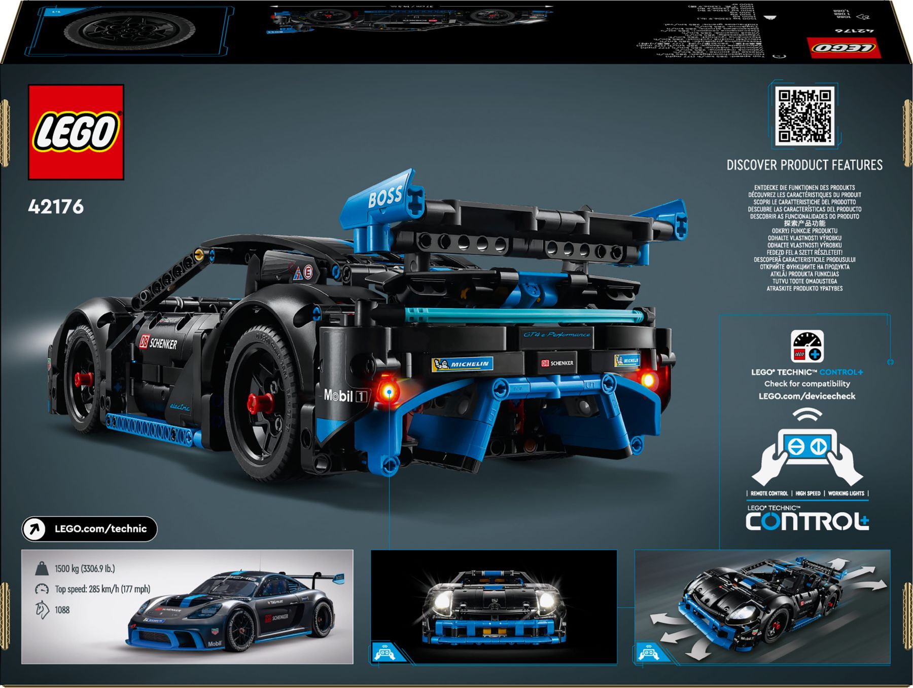 Конструктор LEGO Technic Автомобіль для перегонів Porsche GT4 e-Performance (42176)