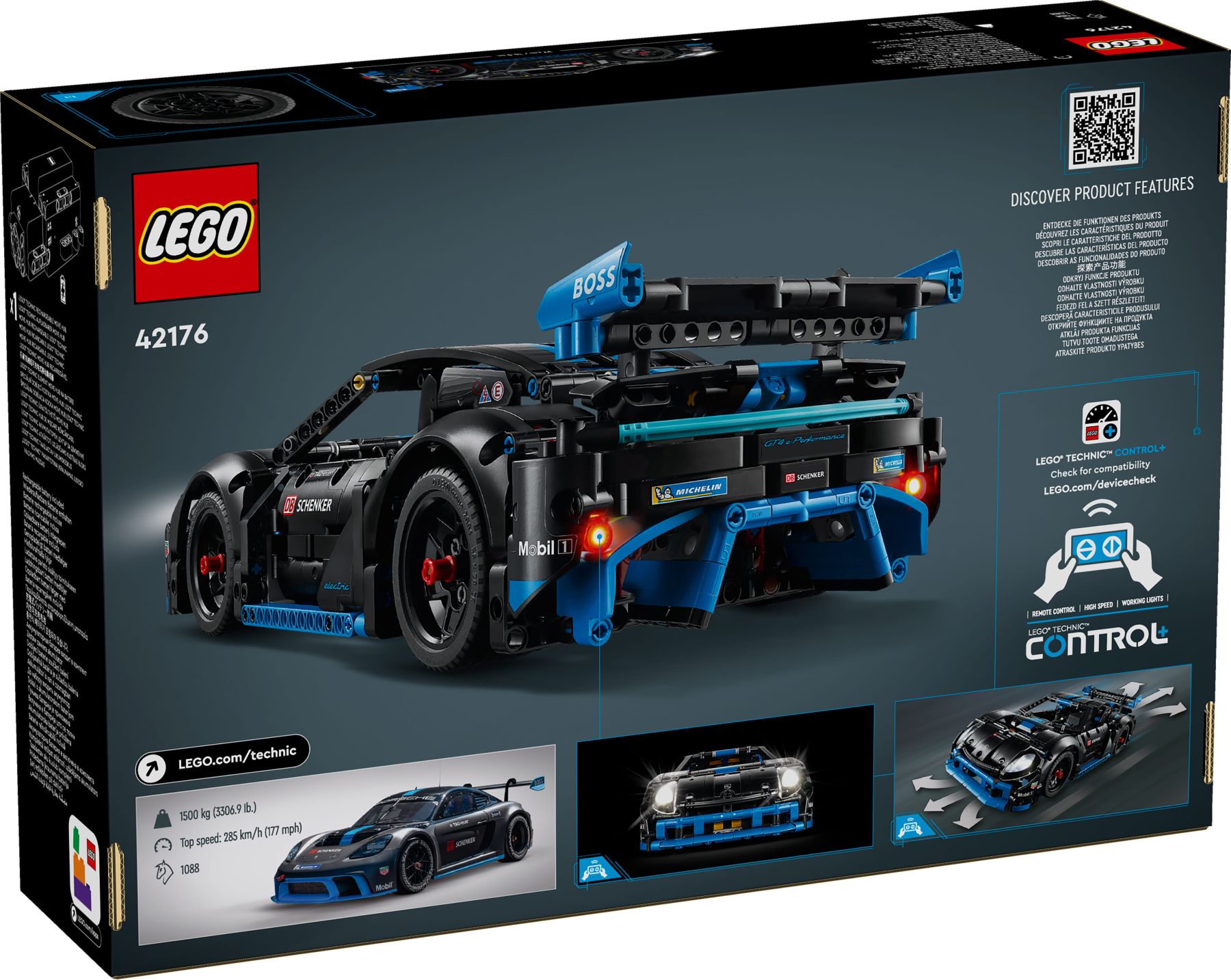 Конструктор LEGO Technic Автомобіль для перегонів Porsche GT4 e-Performance (42176)