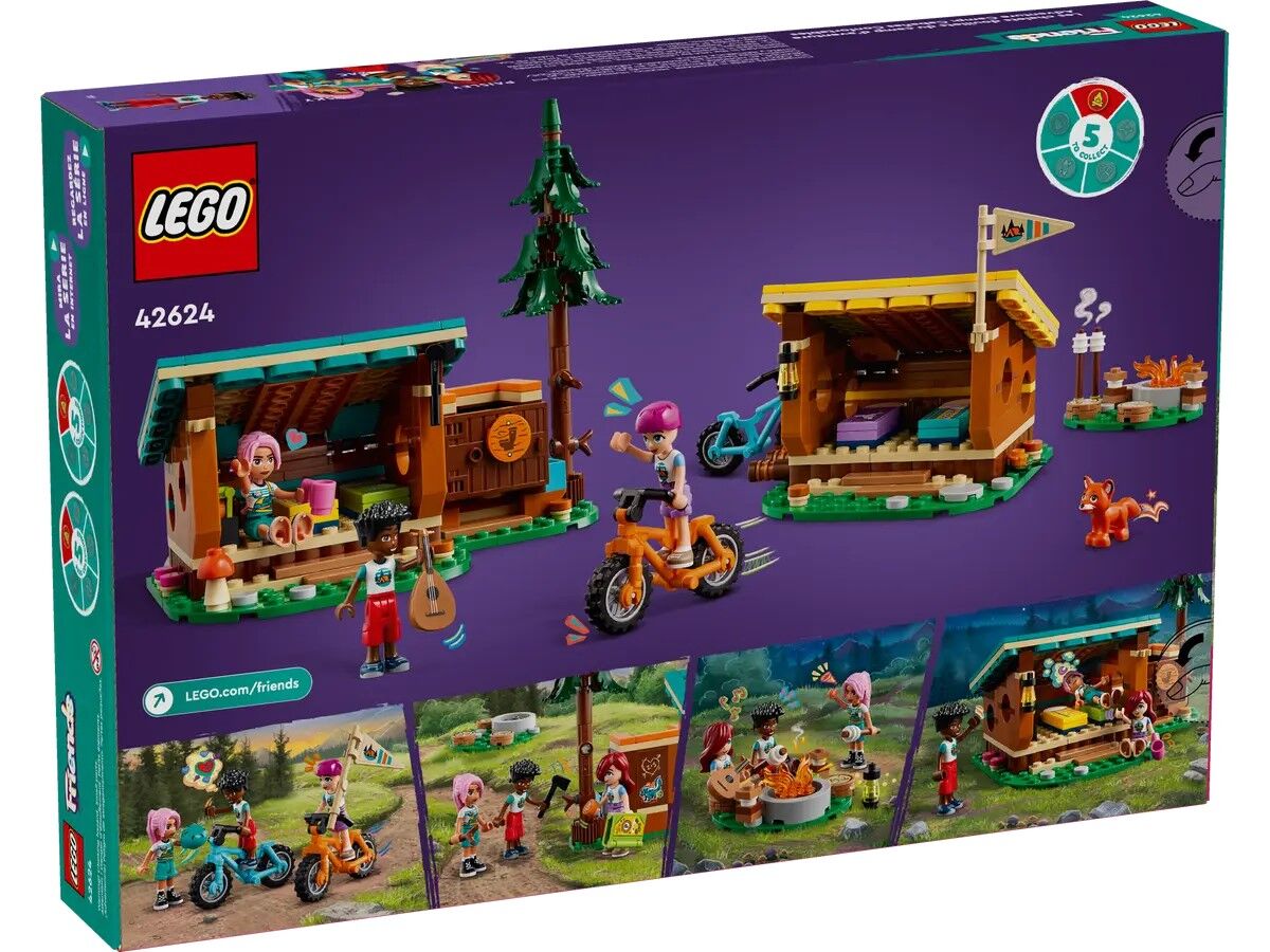 Конструктор LEGO Friends Затишні хатинки у пригодницькому таборі (42624)