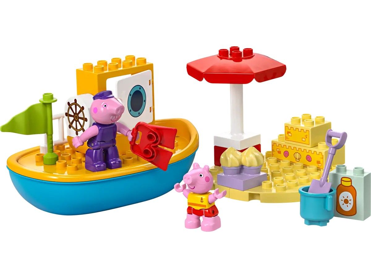 Конструктор LEGO DUPLO Морська прогулянка Пеппи на човні (10432)