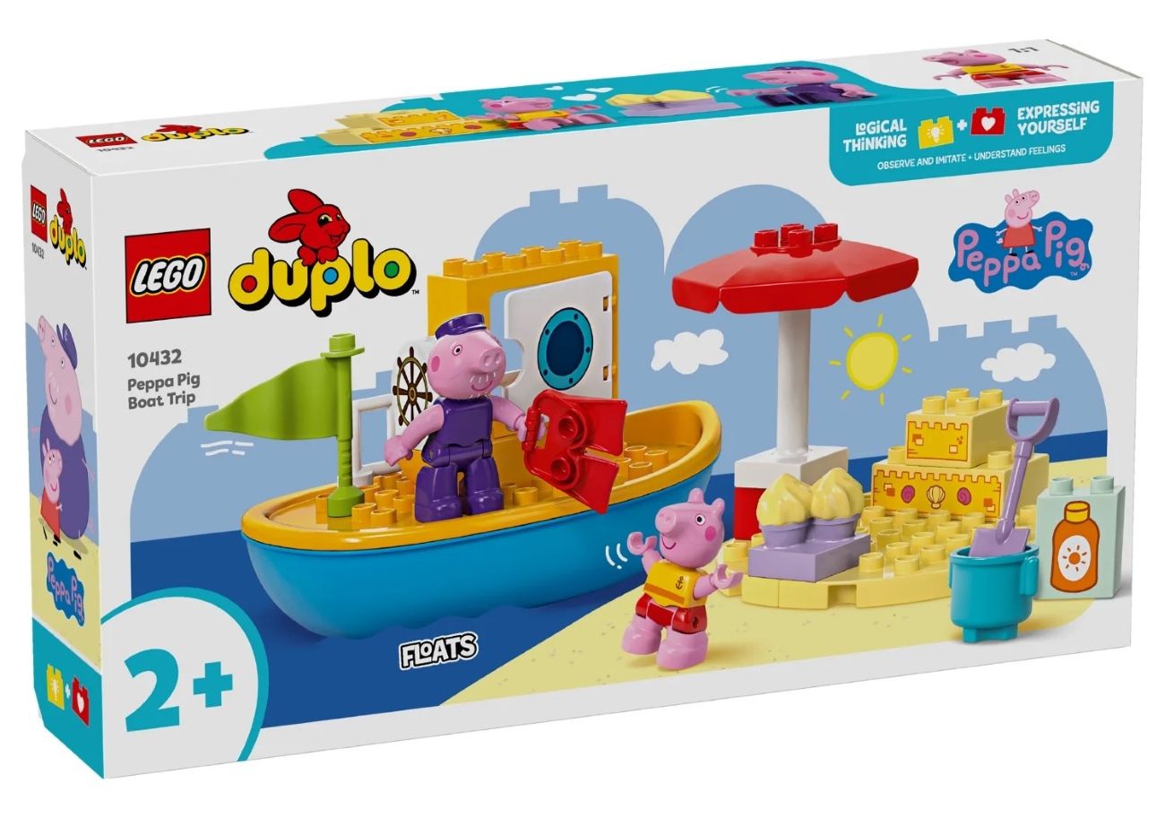 Конструктор LEGO DUPLO Морська прогулянка Пеппи на човні (10432)
