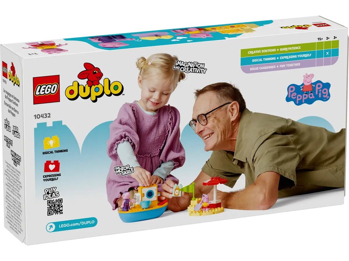 Конструктор LEGO DUPLO Морська прогулянка Пеппи на човні (10432)