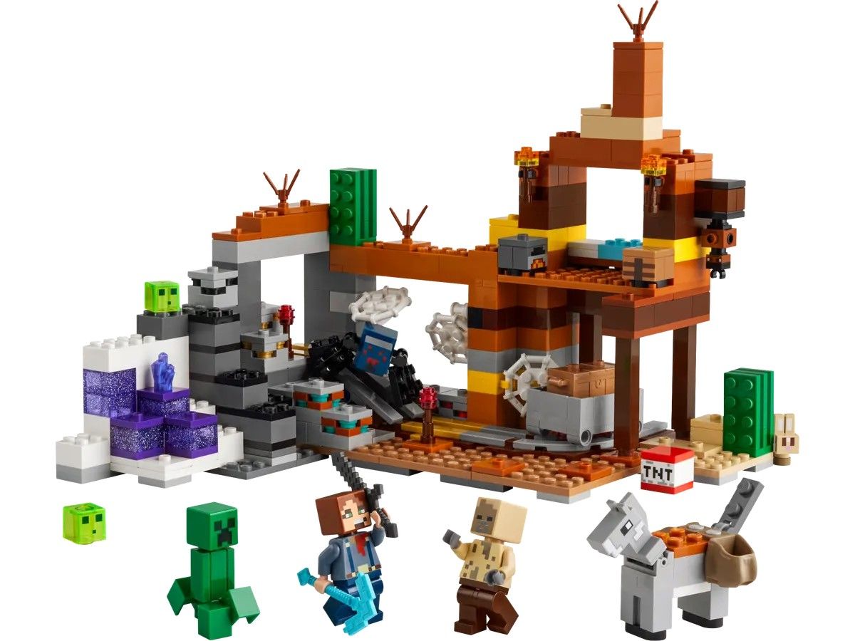 Конструктор LEGO Minecraft Покинута шахта у безплідних землях (21263)