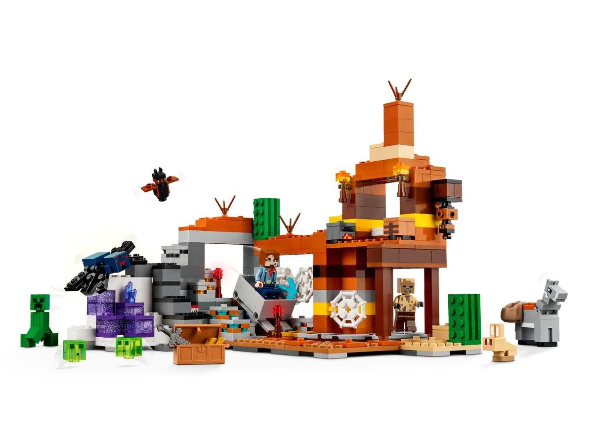 Конструктор LEGO Minecraft Покинута шахта у безплідних землях (21263)
