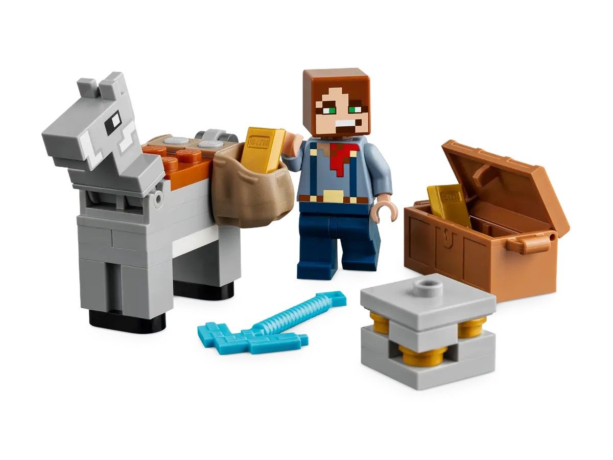 Конструктор LEGO Minecraft Покинута шахта у безплідних землях (21263)