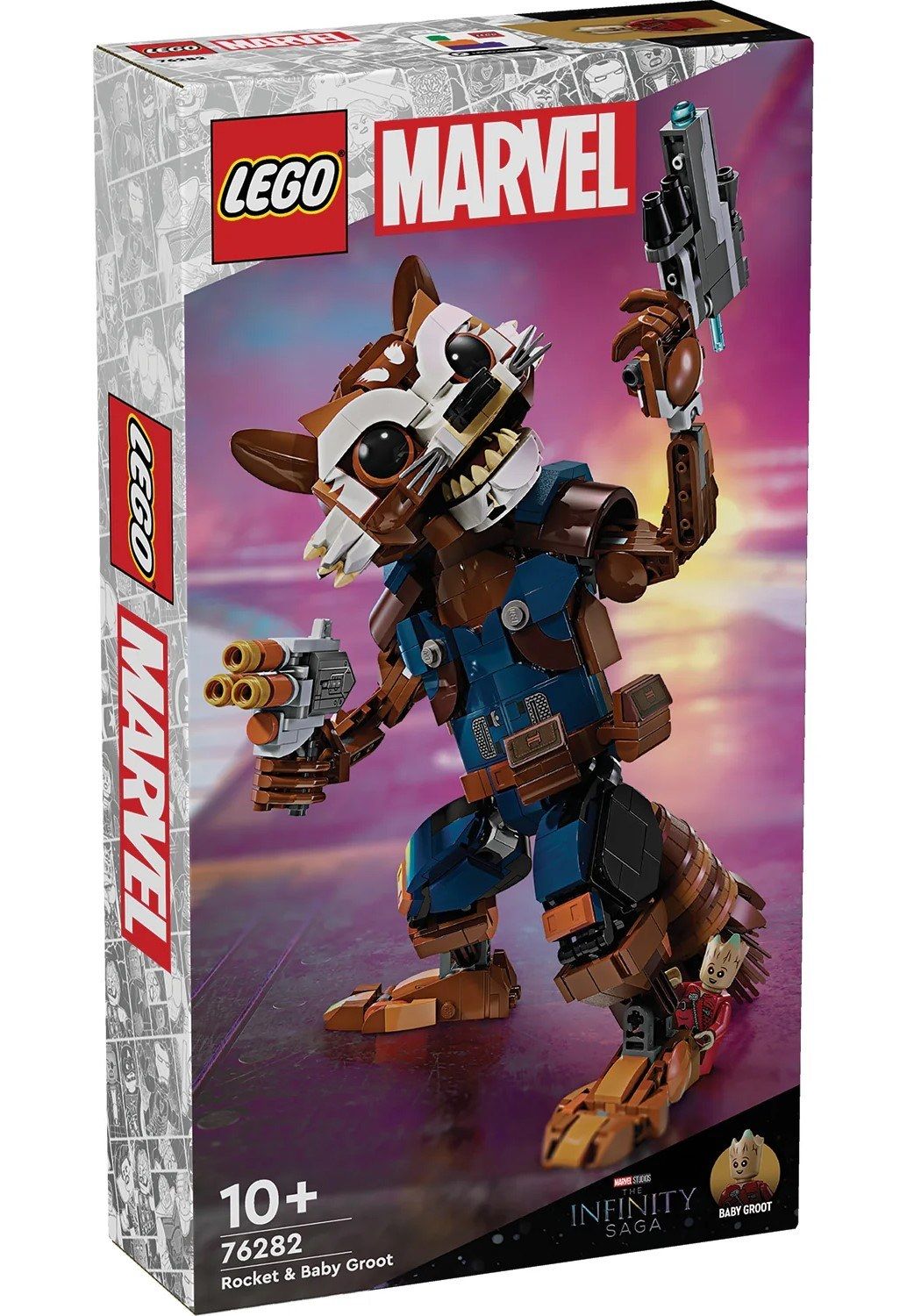 Конструктор LEGO Marvel Ракета й малюк Ґрут (76282)
