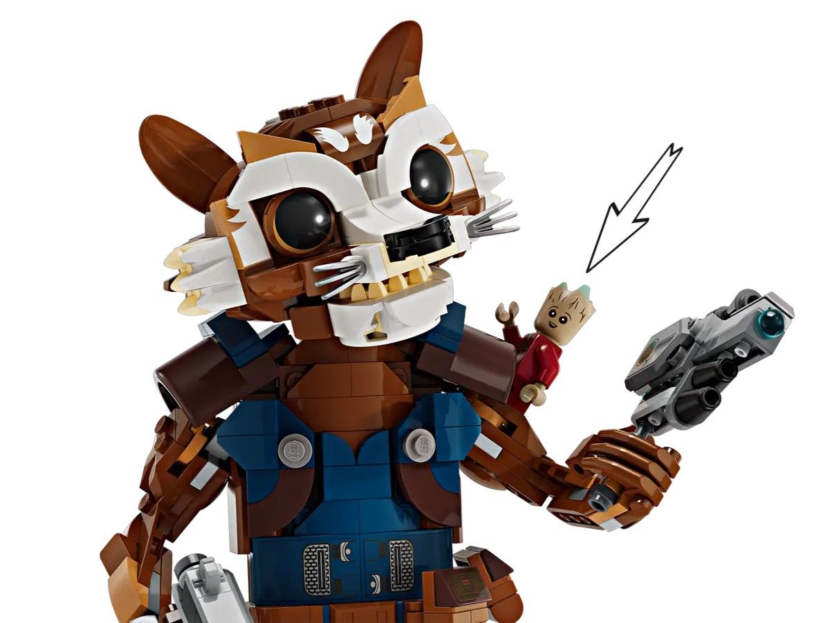 Конструктор LEGO Marvel Ракета й малюк Ґрут (76282)