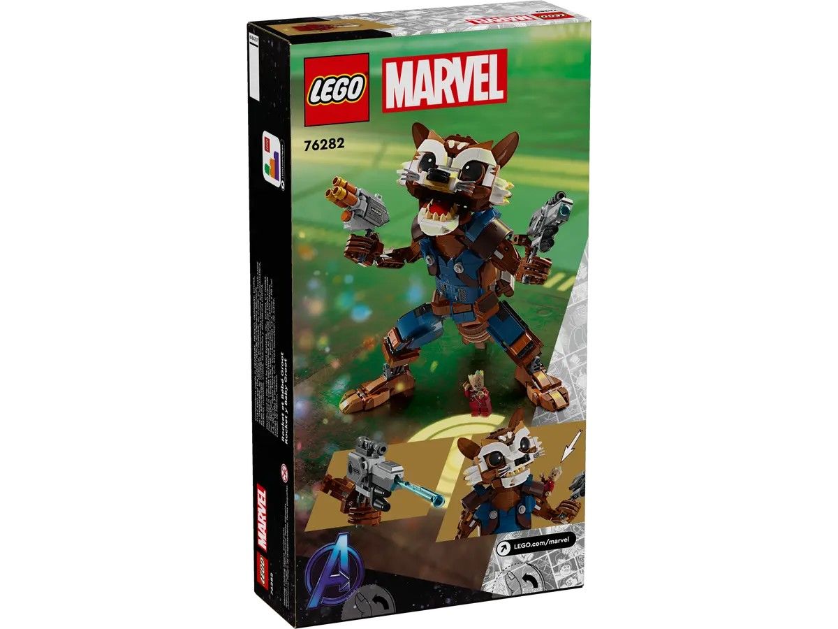 Конструктор LEGO Marvel Ракета й малюк Ґрут (76282)