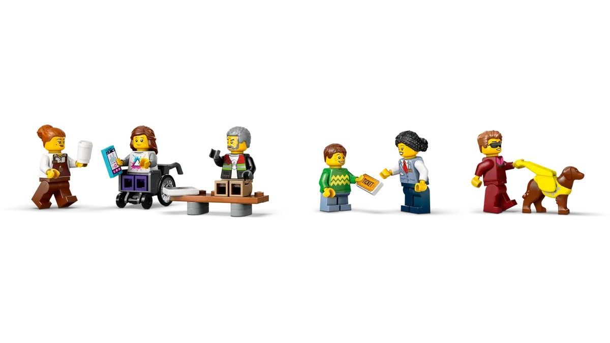 Конструктор LEGO City Трамвай і вокзал у центрі міста (60423)