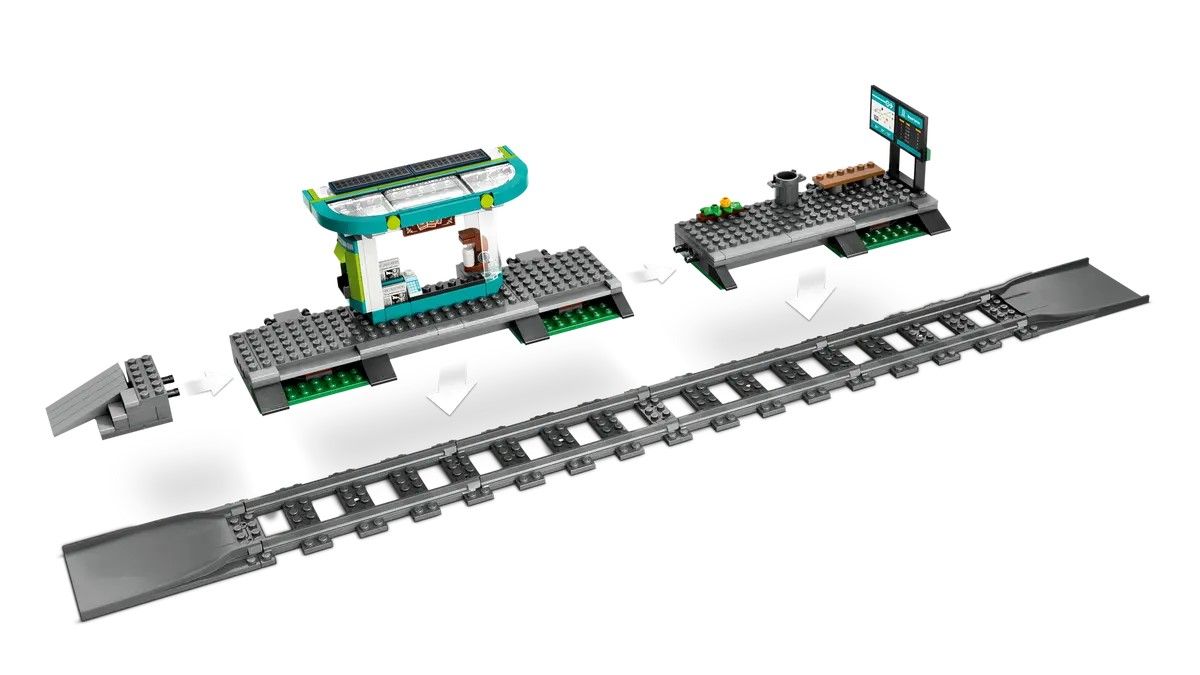 Конструктор LEGO City Трамвай і вокзал у центрі міста (60423)