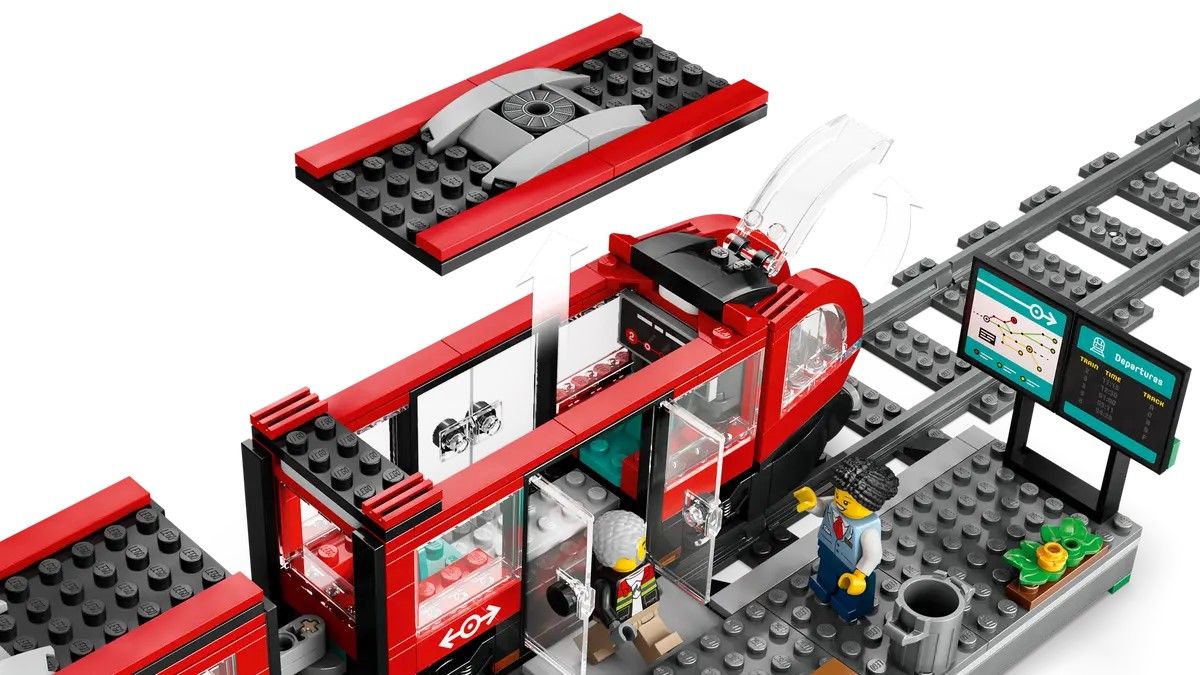 Конструктор LEGO City Трамвай і вокзал у центрі міста (60423)