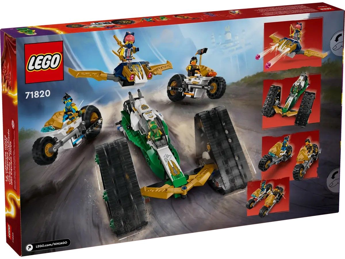 Конструктор LEGO NINJAGO Комбі-автомобіль команди ніндзя (71820)