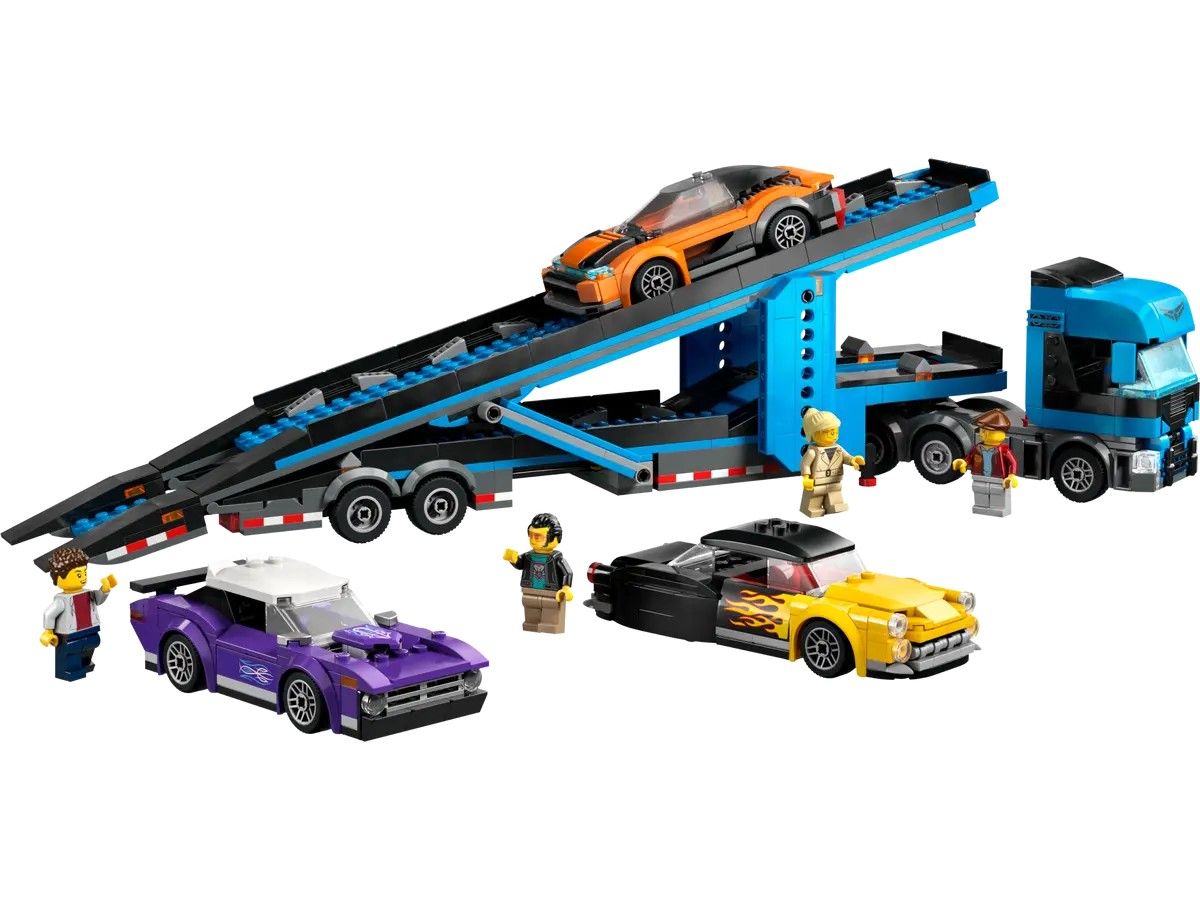 Конструктор LEGO City Вантажівка-транспортер зі спортивними авто (60408)