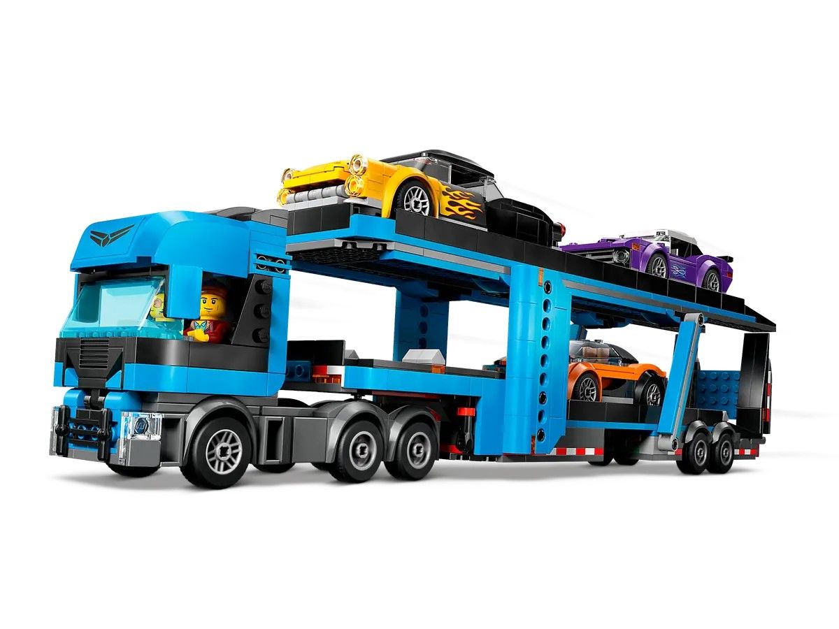 Конструктор LEGO City Вантажівка-транспортер зі спортивними авто (60408)