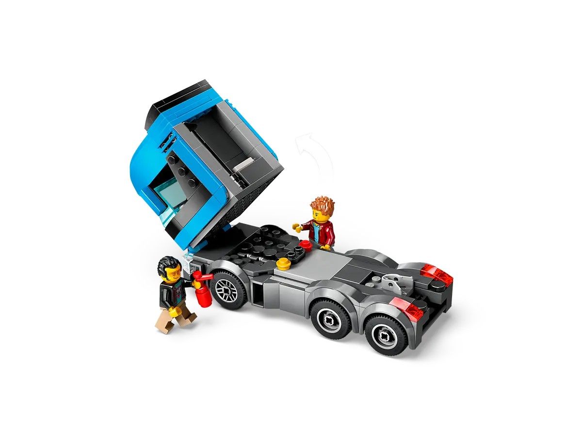 Конструктор LEGO City Вантажівка-транспортер зі спортивними авто (60408)