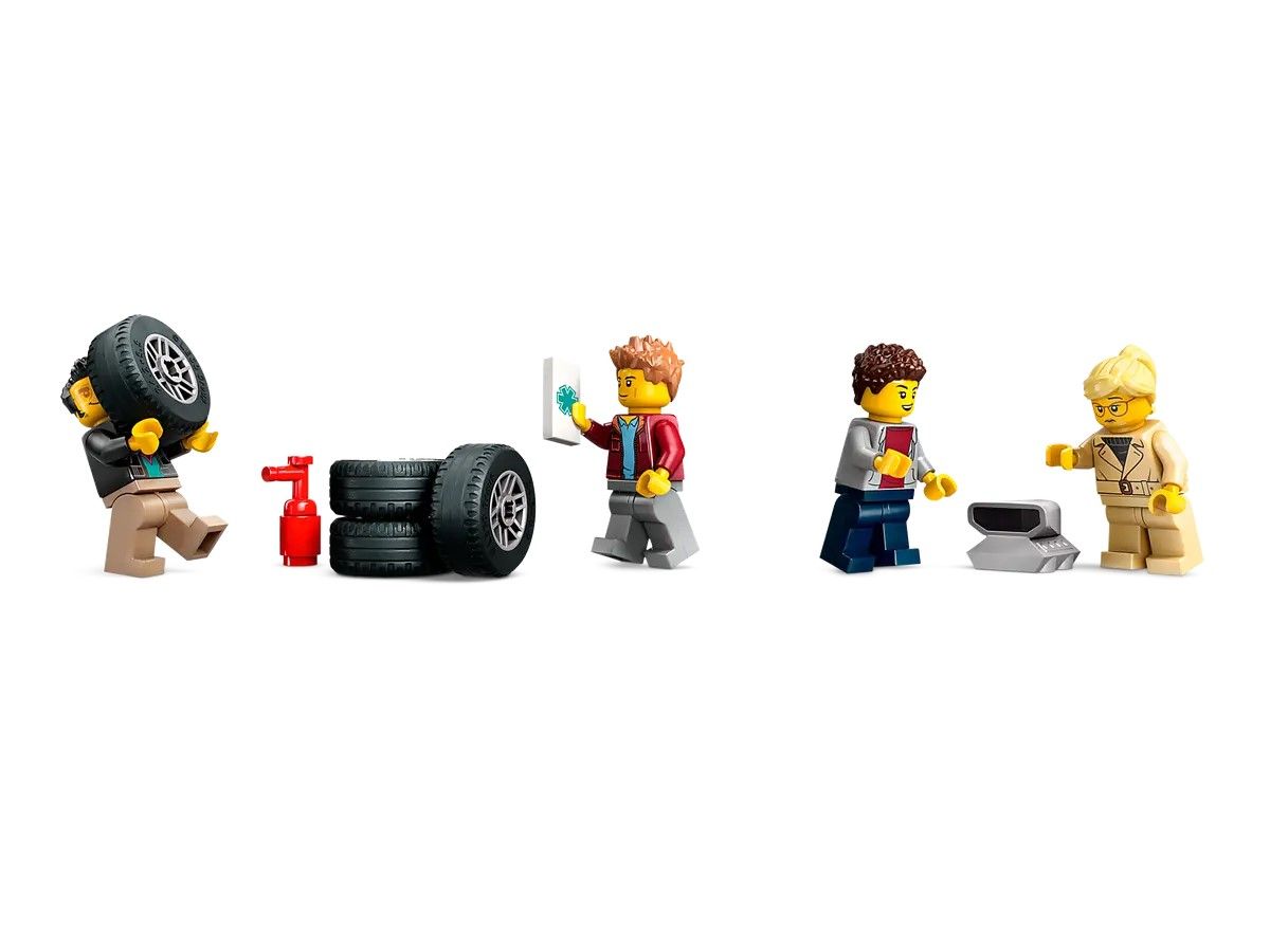 Конструктор LEGO City Вантажівка-транспортер зі спортивними авто (60408)