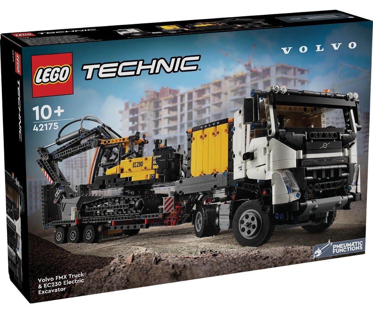 Конструктор LEGO Technic Вантажівка Volvo FMX і Електричний екскаватор EC230 (42175)