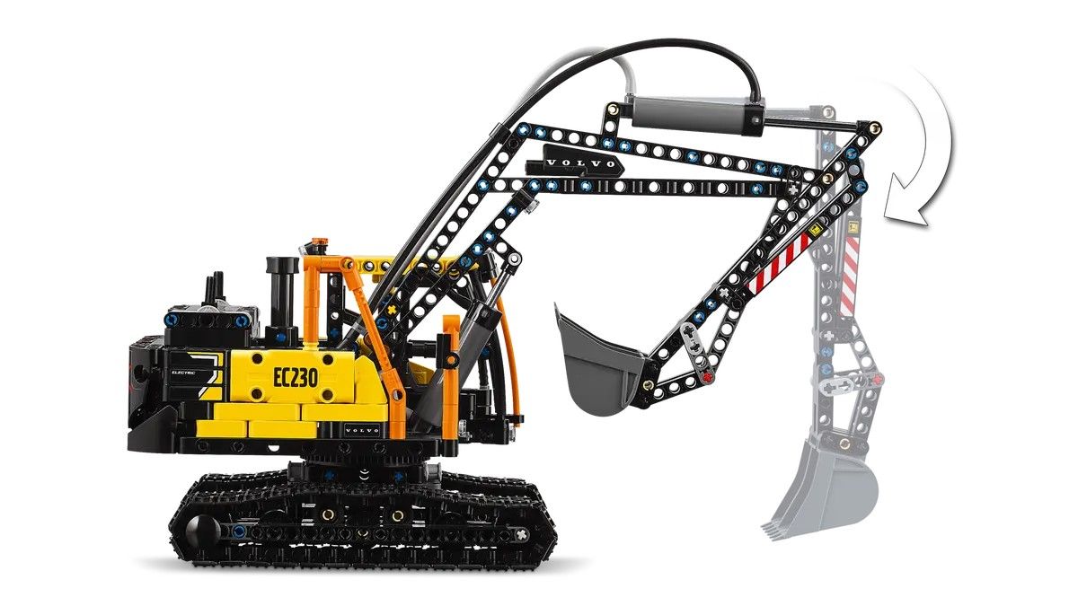 Конструктор LEGO Technic Вантажівка Volvo FMX і Електричний екскаватор EC230 (42175)