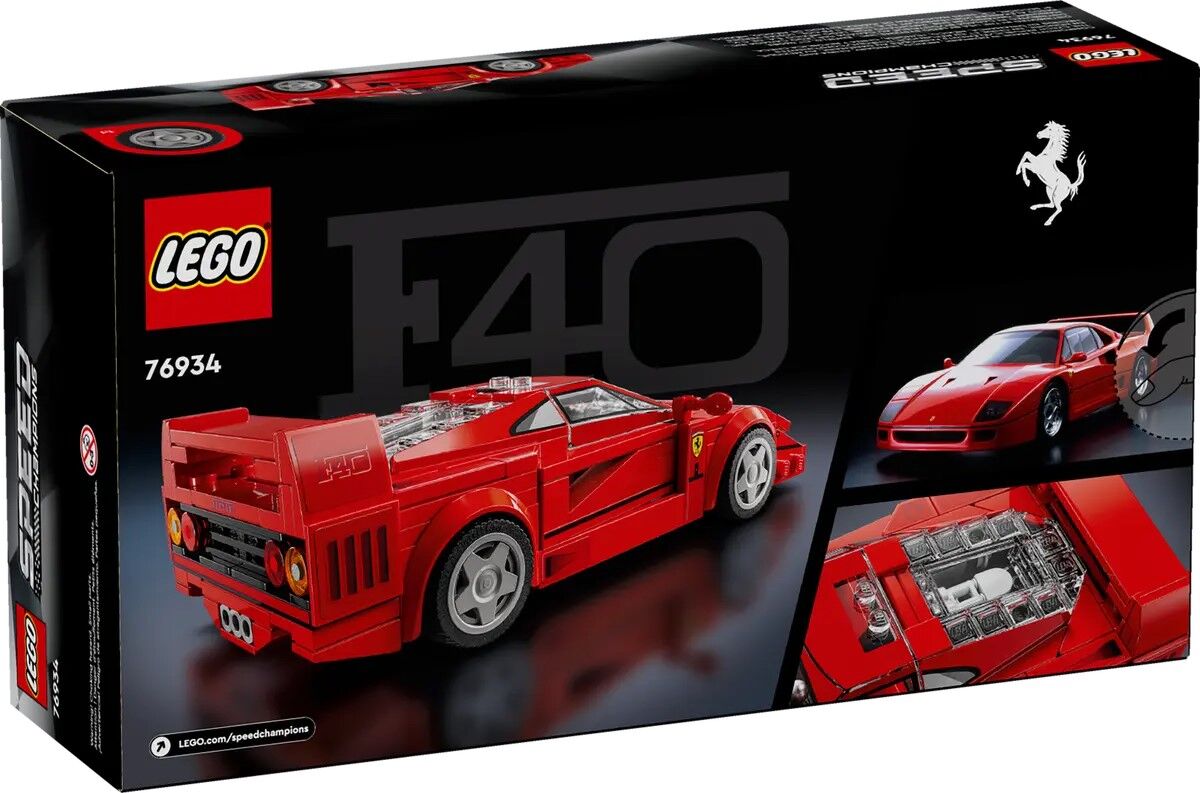 Конструктор Speed Champions Суперкар Ferrari F40