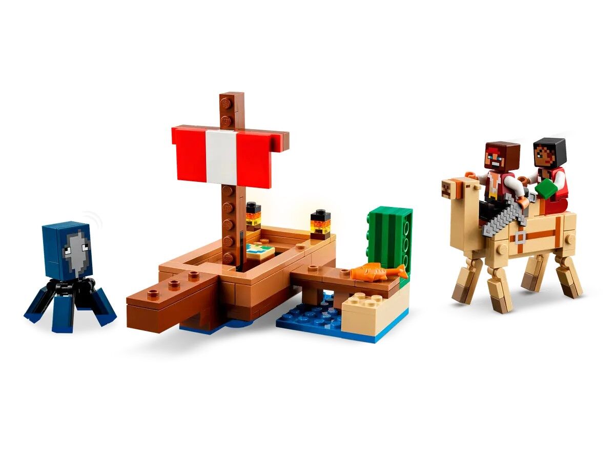 Конструктор LEGO Minecraft Подорож на піратському кораблі (21259)