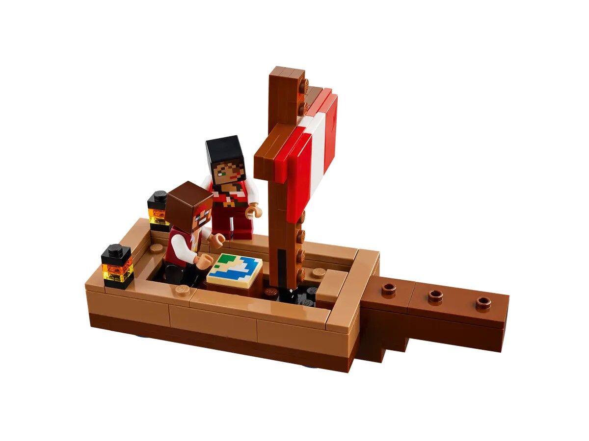 Конструктор LEGO Minecraft Подорож на піратському кораблі (21259)