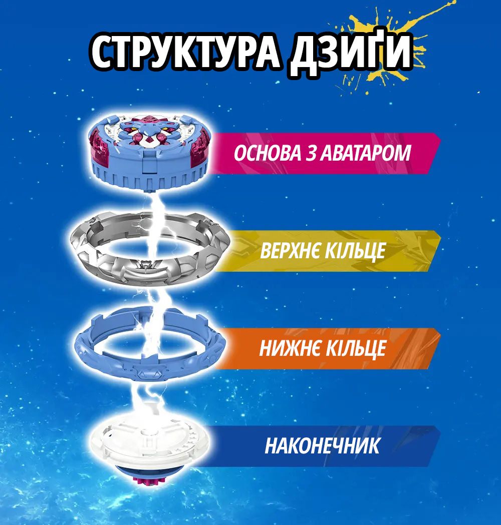Дзиґа VI Power Pack Золотий Воїн Фенікс (Gold Warrior Phoenix)