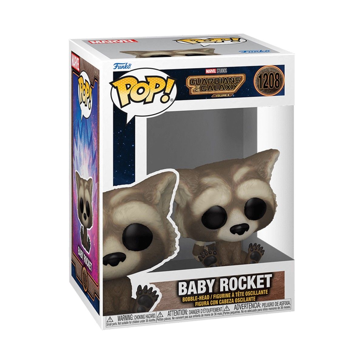 Ігрова фігурка FUNKO POP! серії "Вартові Галактики 3" - МАЛЮК РАКЕТА