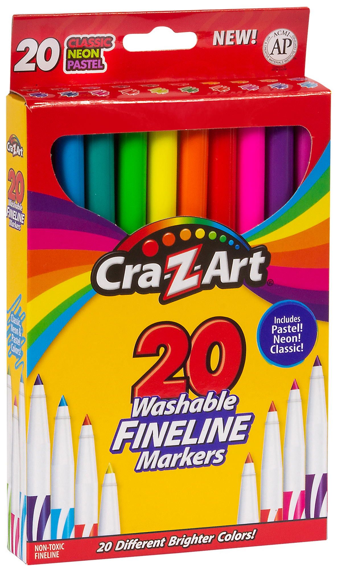 Маркери легкозмивні Cra-Z-Art тонкі кінчики 20 шт (5056574429223)