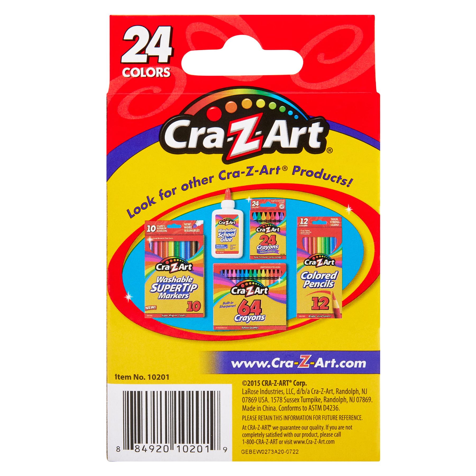 Крейда воскова Cra-Z-Art 24 шт (10201CRA)