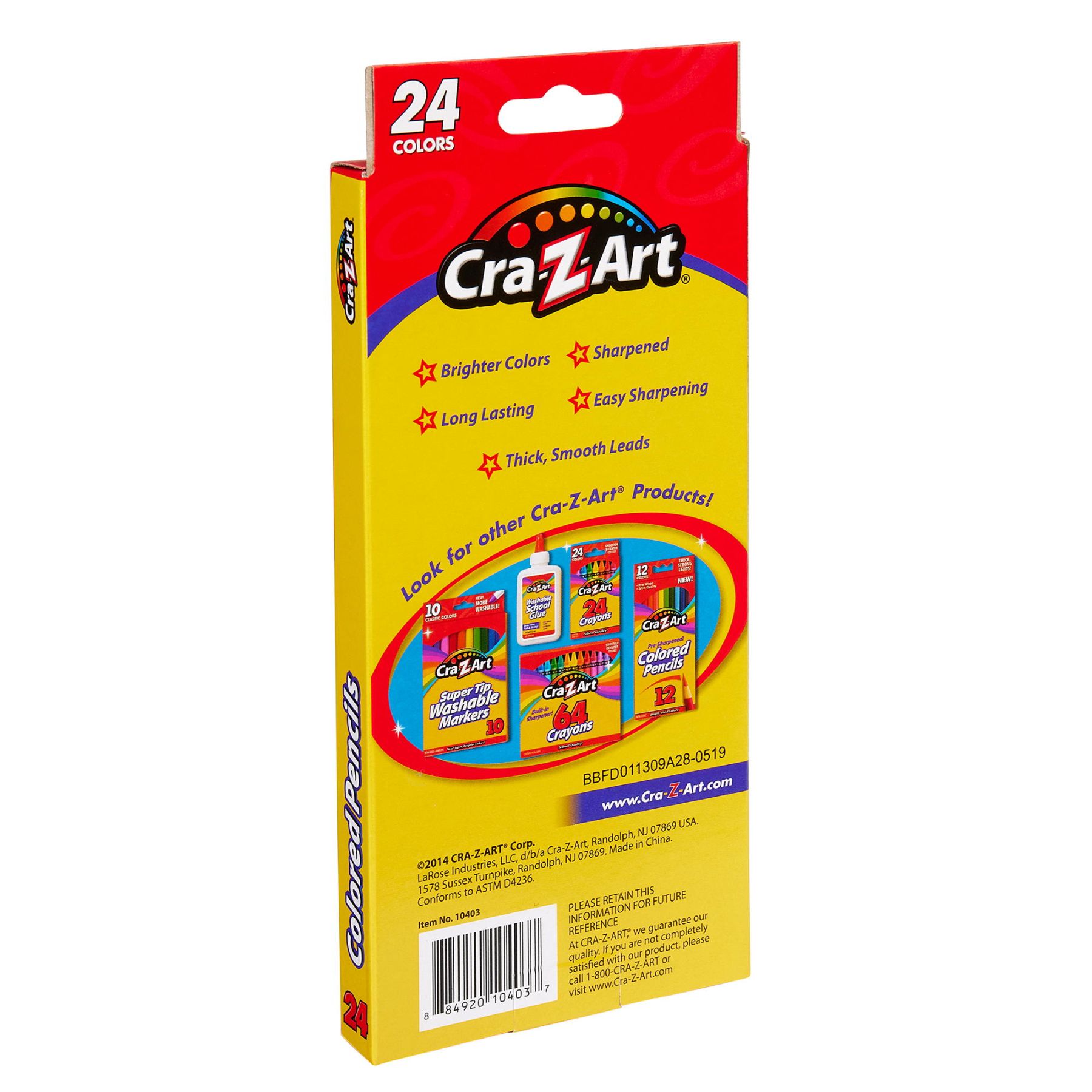 Кольорові олівці Cra-Z-Art 24 шт (10403CRA)