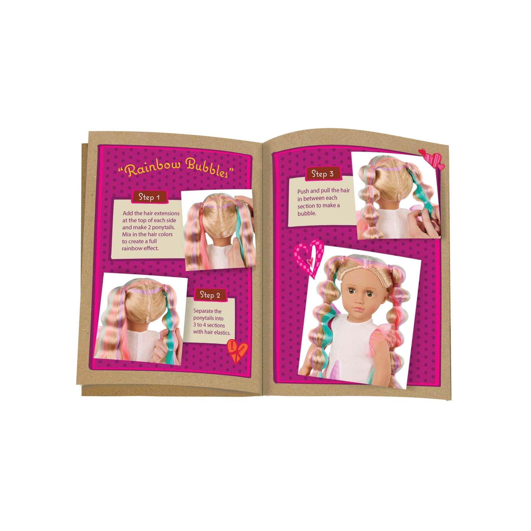 Лялька Our Generation Тессі зі зростаючим різнокольоровим волоссям 46 см (BD31564Z)