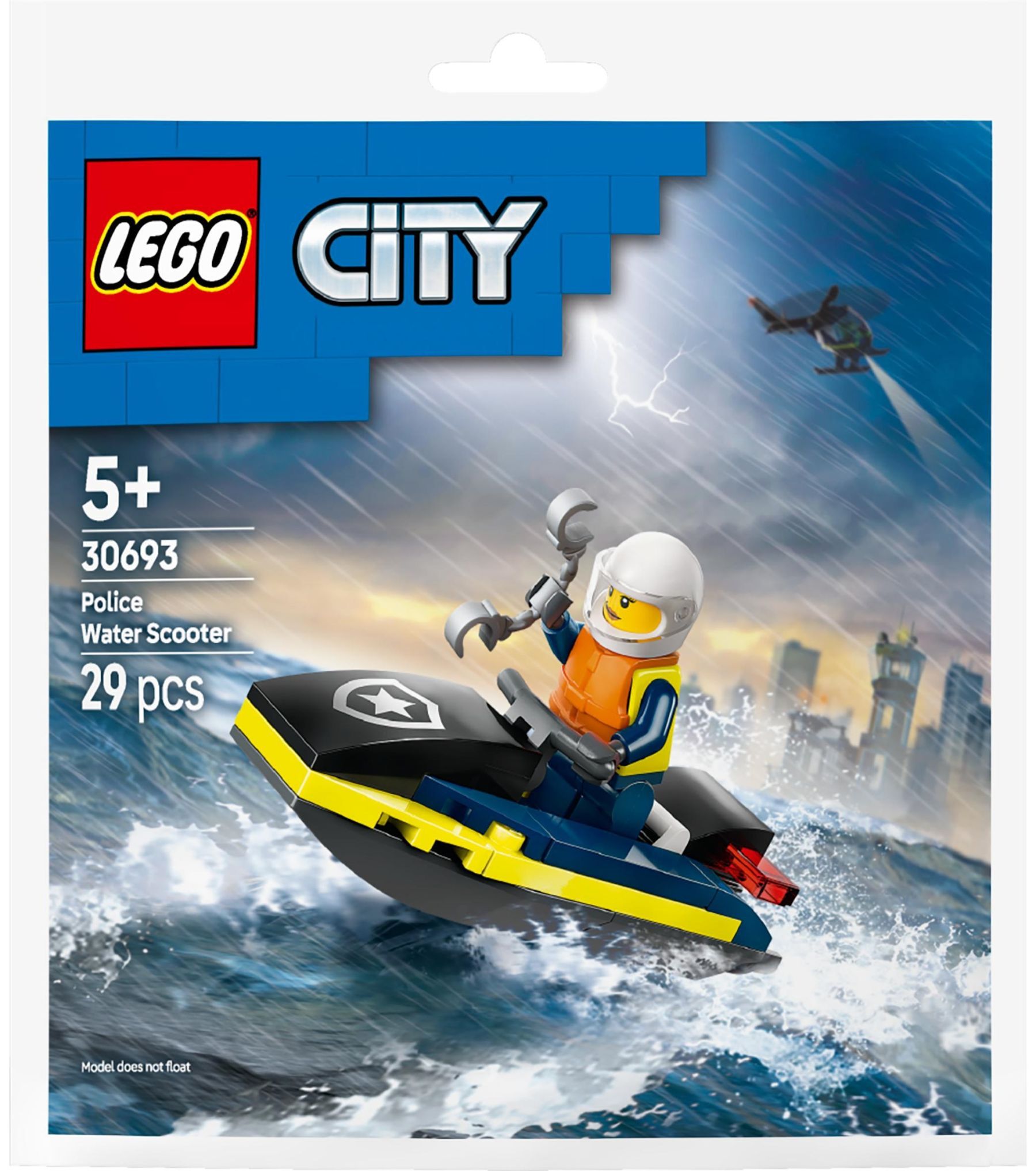 Конструктор LEGO City Поліцейський катер (30693)