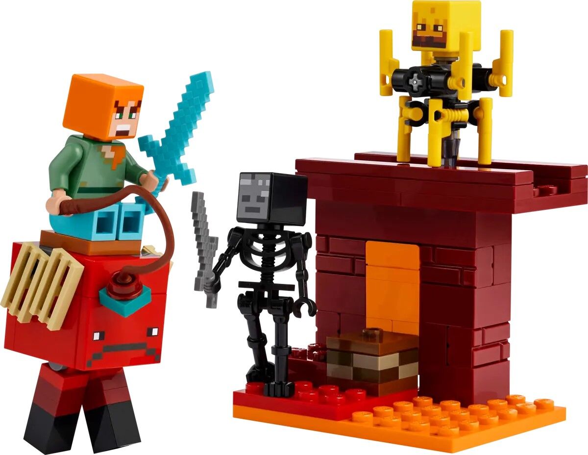 Конструктор LEGO Minecraft Битва з лавою у Незері (21266)