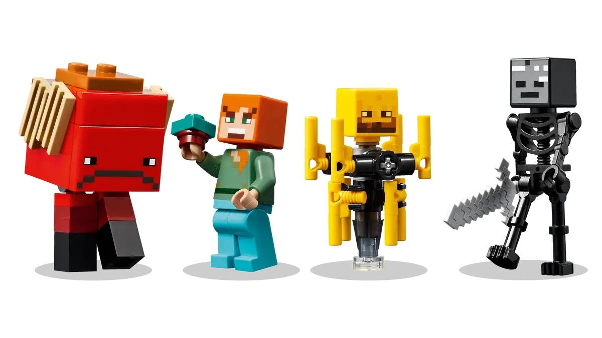 Конструктор LEGO Minecraft Битва з лавою у Незері (21266)