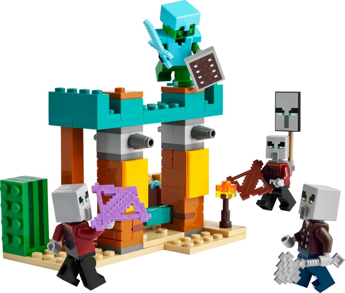 Конструктор LEGO Minecraft Пустельний патруль розбійника (21267)