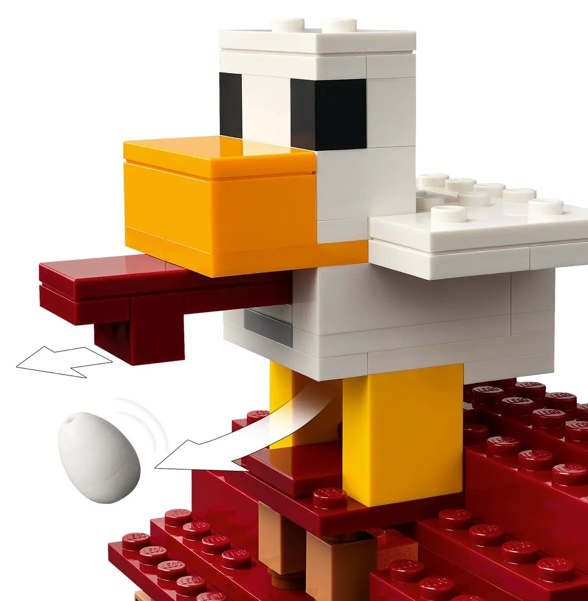 Конструктор LEGO Minecraft Напад на село з повітряною кулею Ґаст (21273)